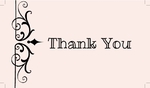Thank you Note Card
